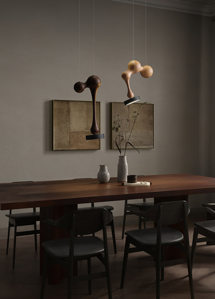 Molecule Wooden Pendant Light - Vakkerlight