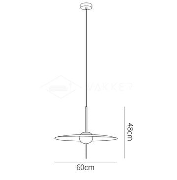 Astris Hanglamp — Dimension drawings 1