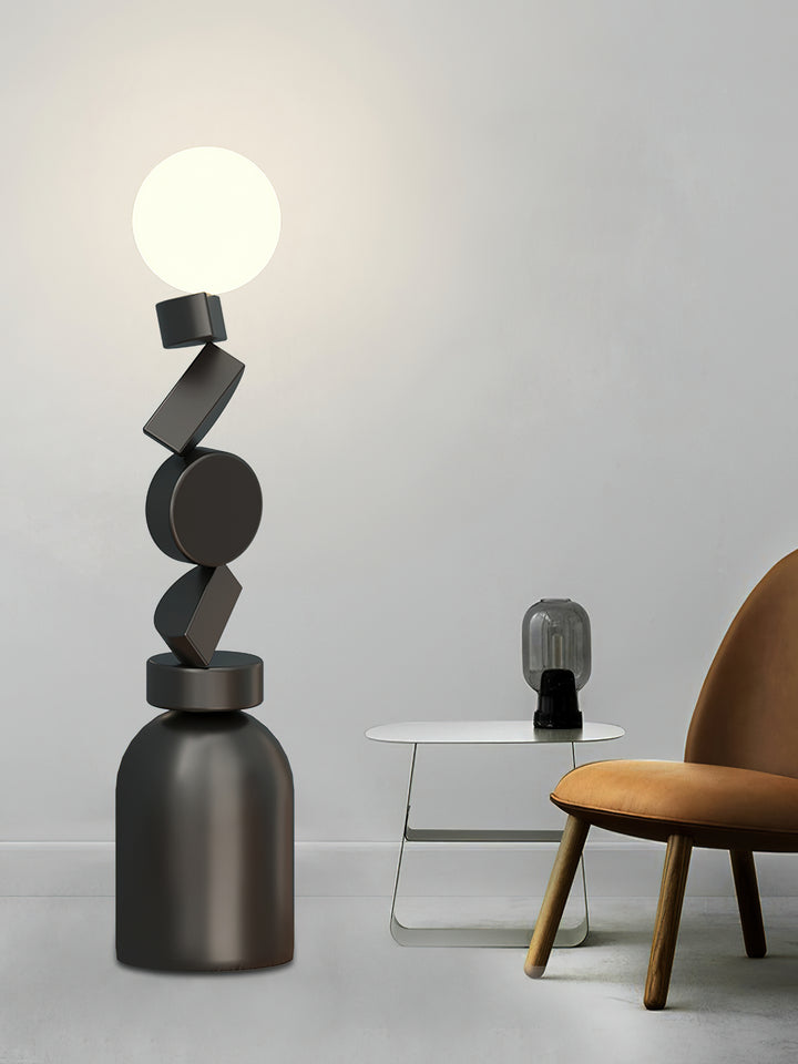 Monolith Cube Floor Lamp - Vakkerlight