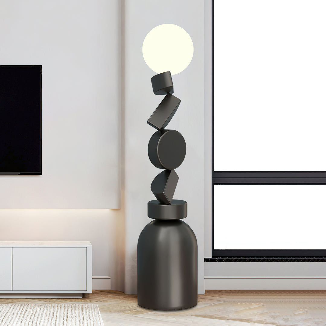 Monolith Cube Floor Lamp - Vakkerlight