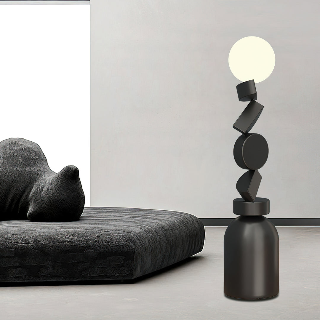 Monolith Cube Floor Lamp - Vakkerlight