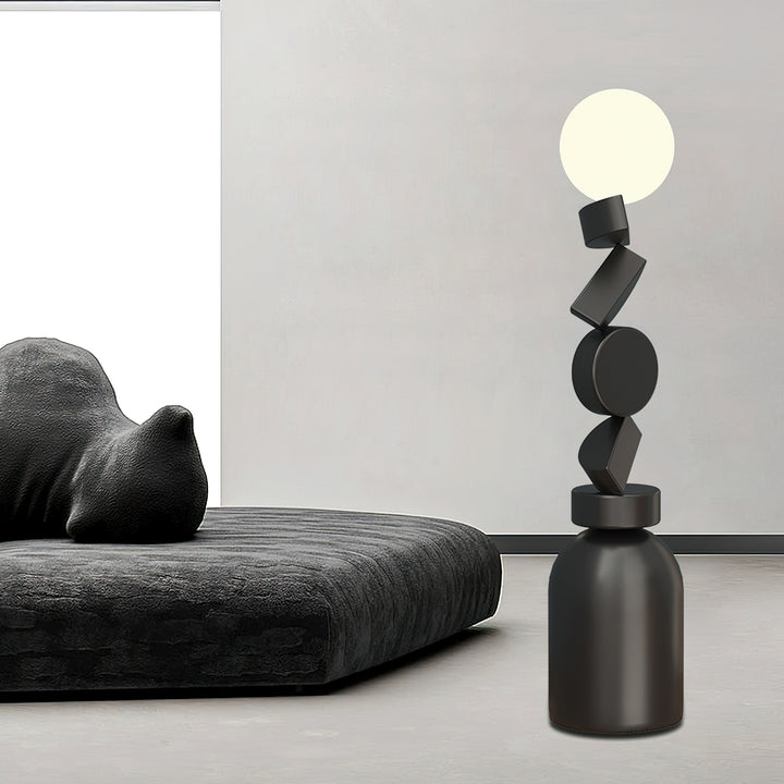 Monolith Cube Floor Lamp - Vakkerlight