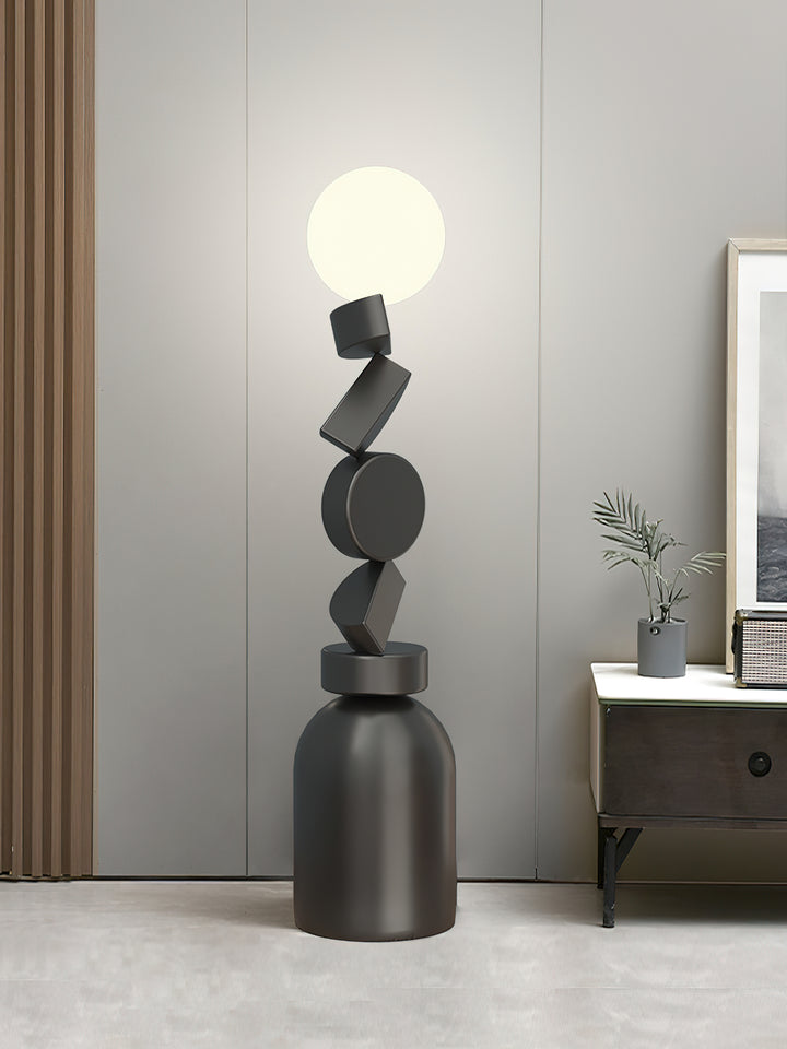 Monolith Cube Floor Lamp - Vakkerlight