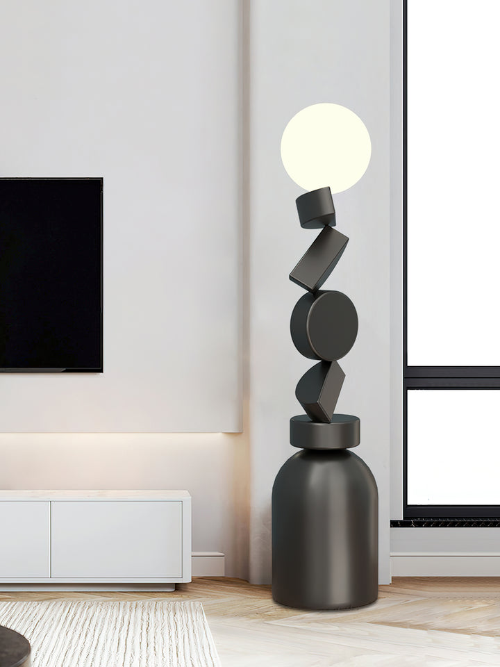 Monolith Cube Floor Lamp - Vakkerlight