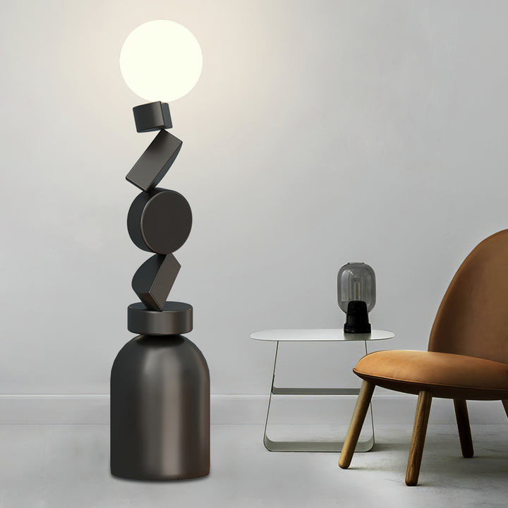 Monolith Cube Floor Lamp - Vakkerlight