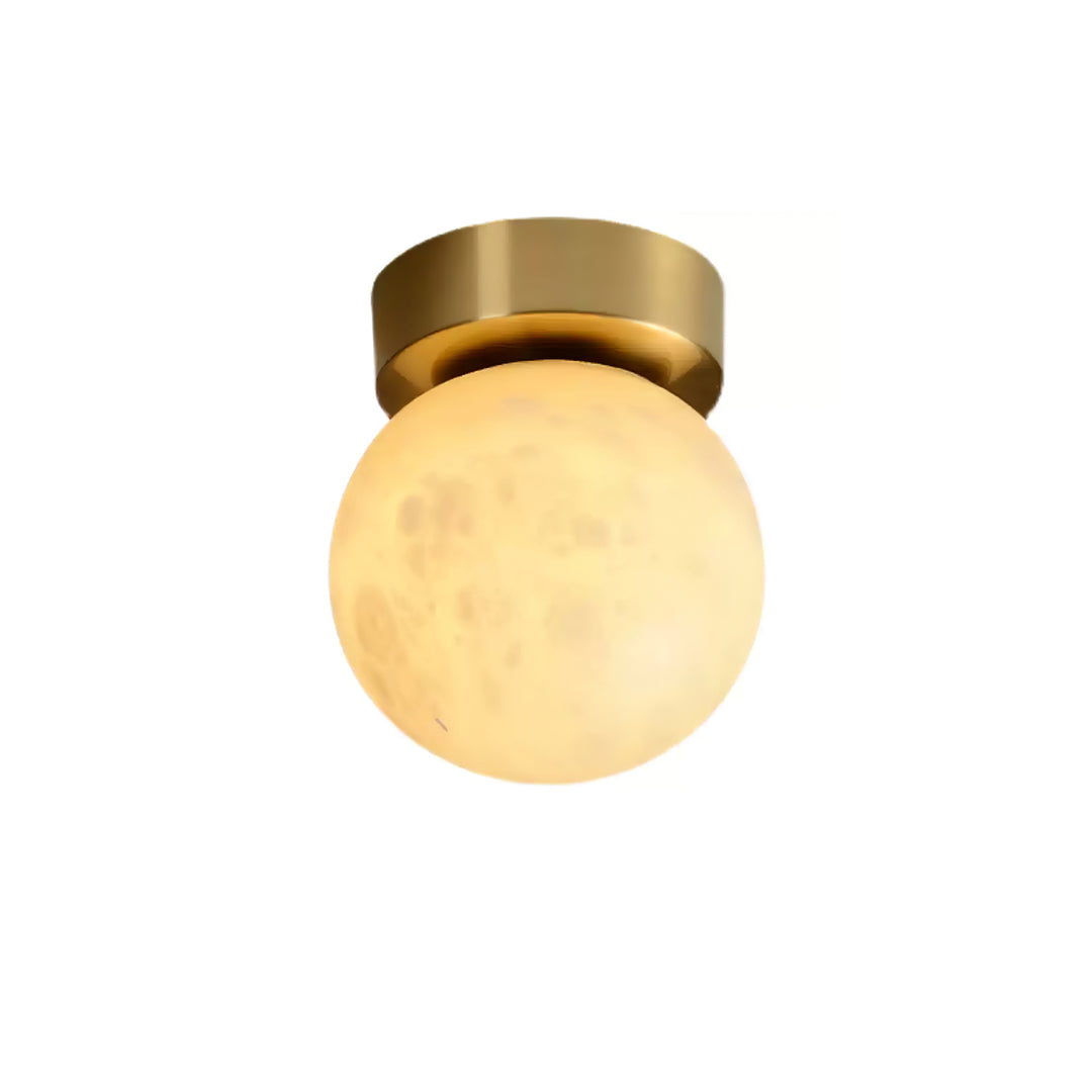 Moon Alabaster Ceiling Light