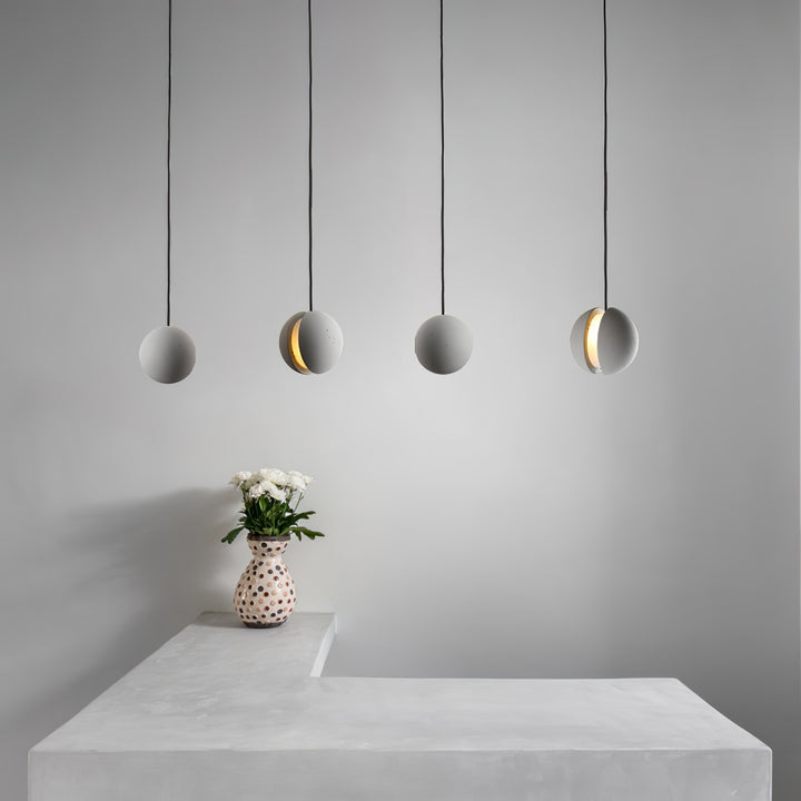 Moon Concrete Pendant Lamp