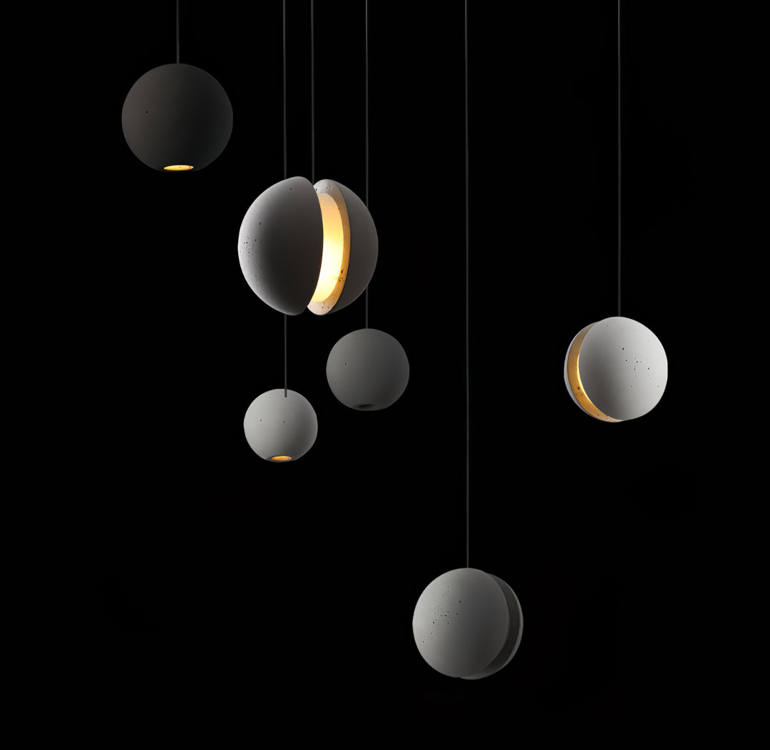 Moon Concrete Pendant Lamp