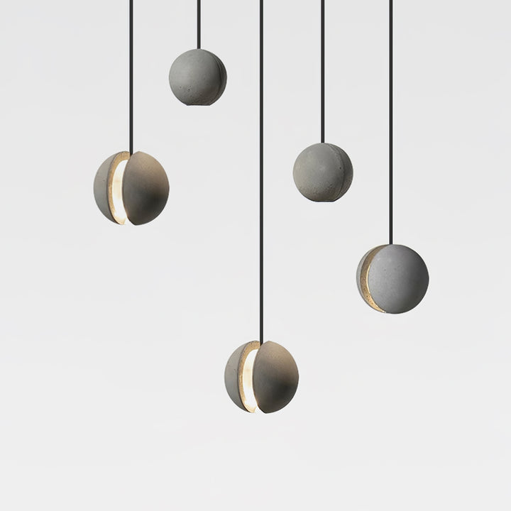 Moon Concrete Pendant Lamp