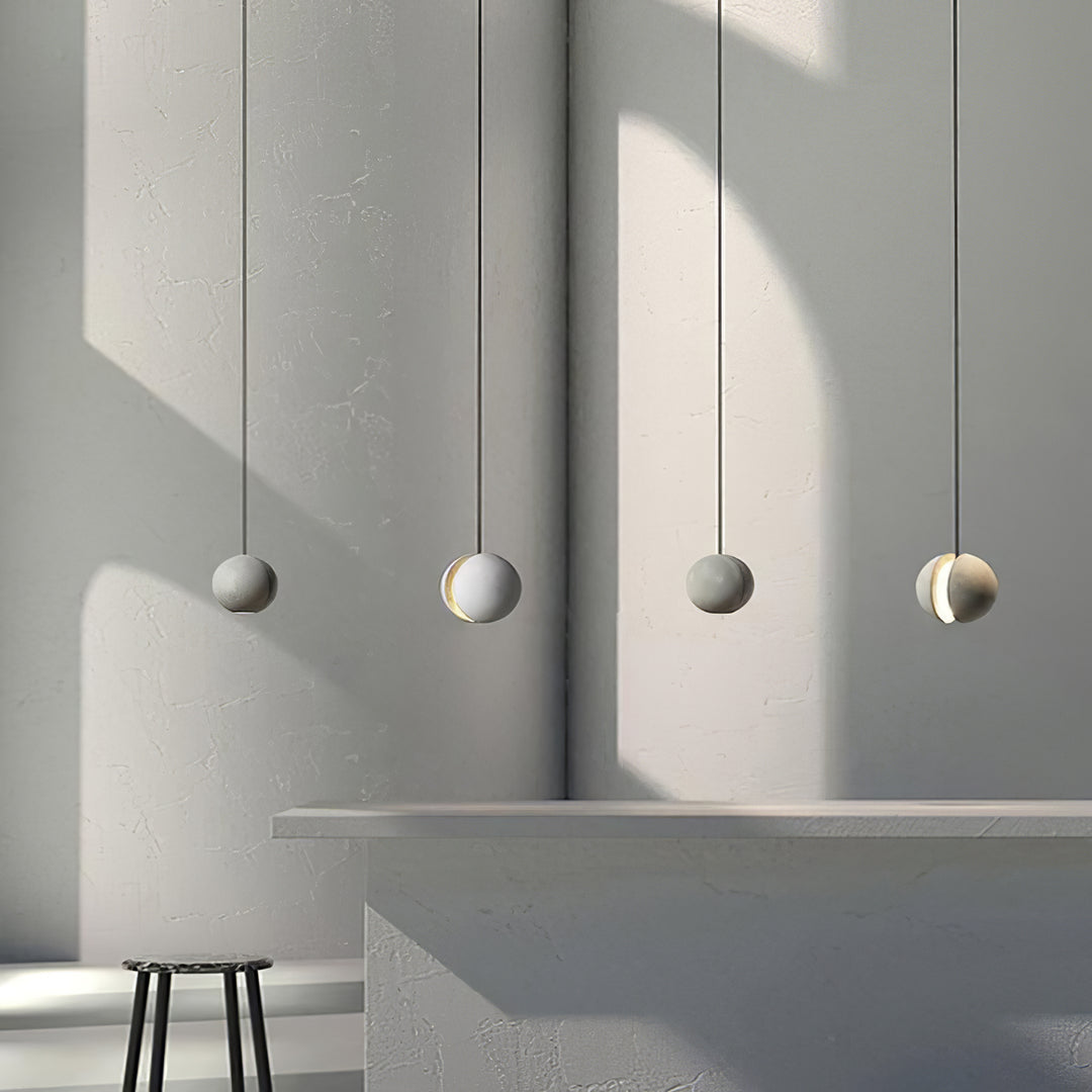 Moon Concrete Pendant Lamp