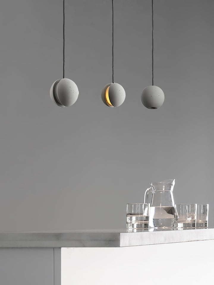 Moon Concrete Pendant Lamp