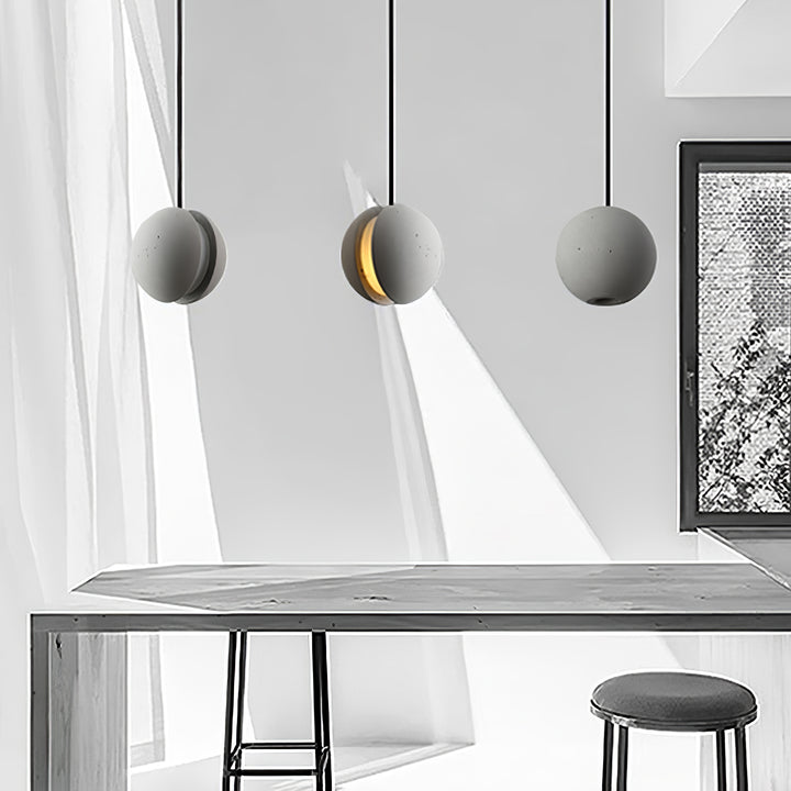 Moon Concrete Pendant Lamp