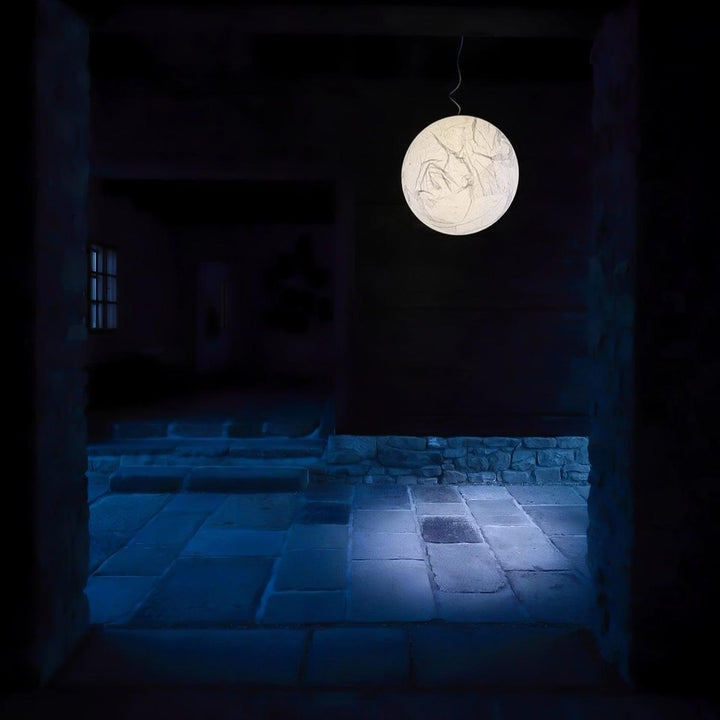 Moon Silk Pendant Lamp - Vakkerlight