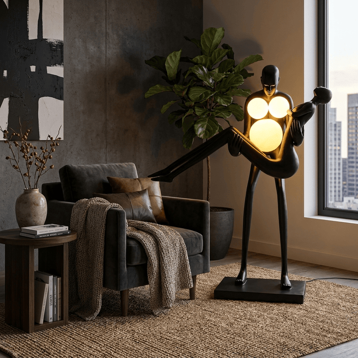 Moonlit Embrace Sculpture Lamp - Vakkerlight
