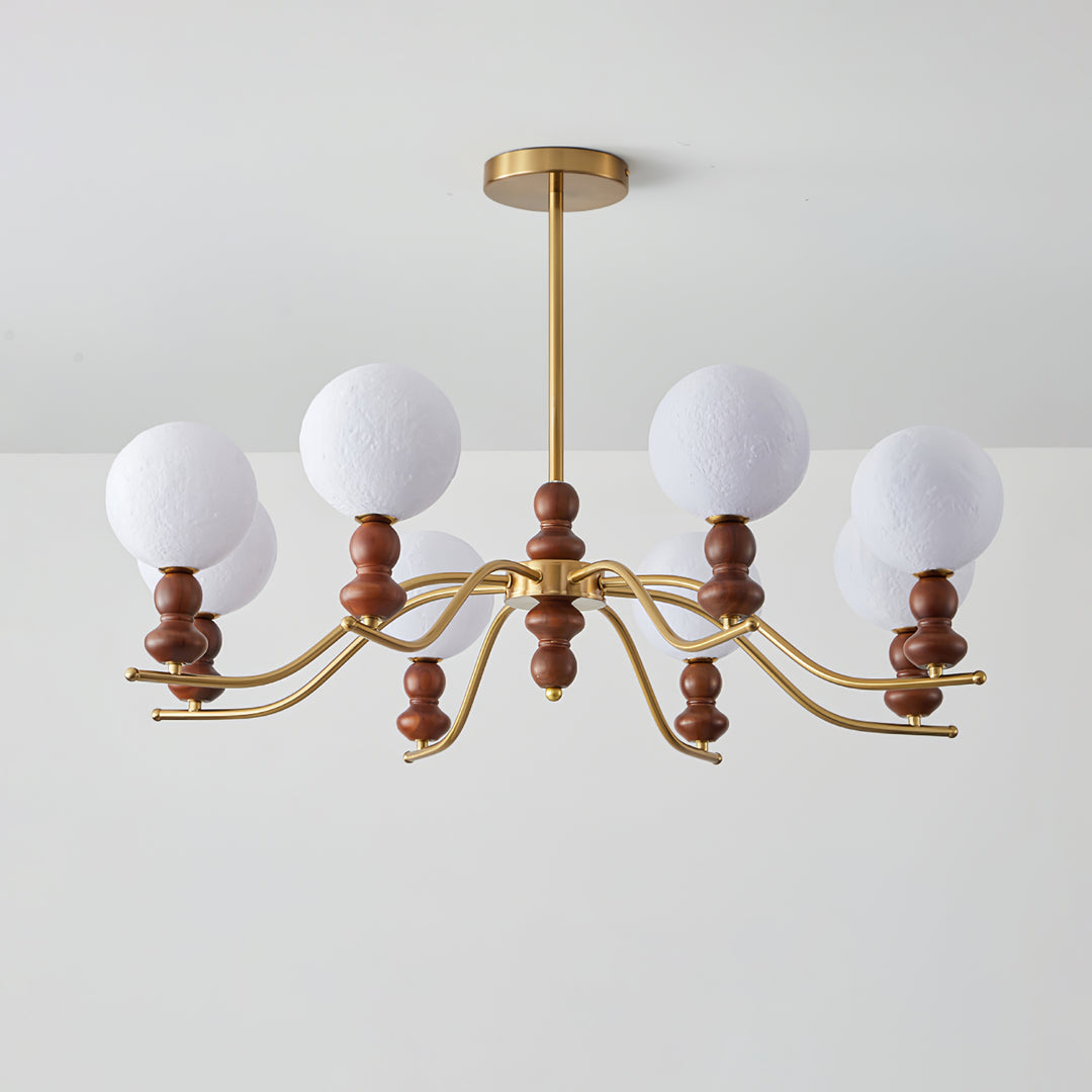 Moonlit Globe Chandelier - Vakkerlight