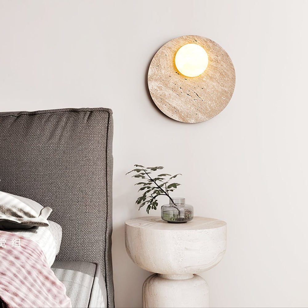 Moonwake Travertine Sconce - Vakkerlight