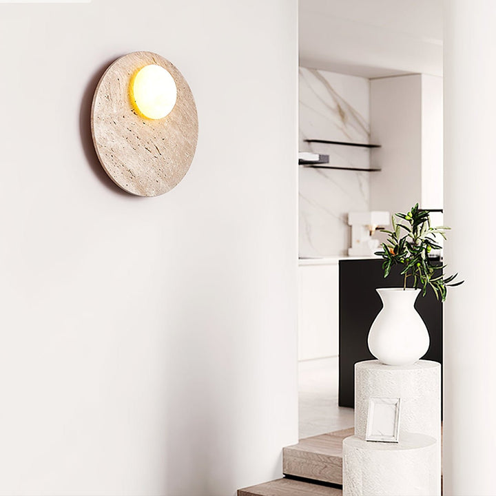 Moonwake Travertine Sconce - Vakkerlight