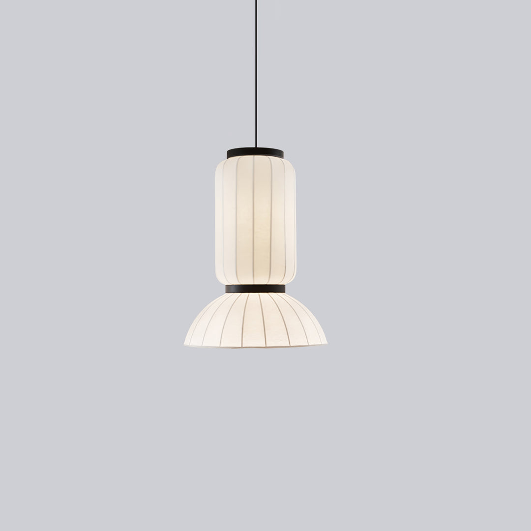 Mulberry Silk Lantern Pendant Light - Vakkerlight