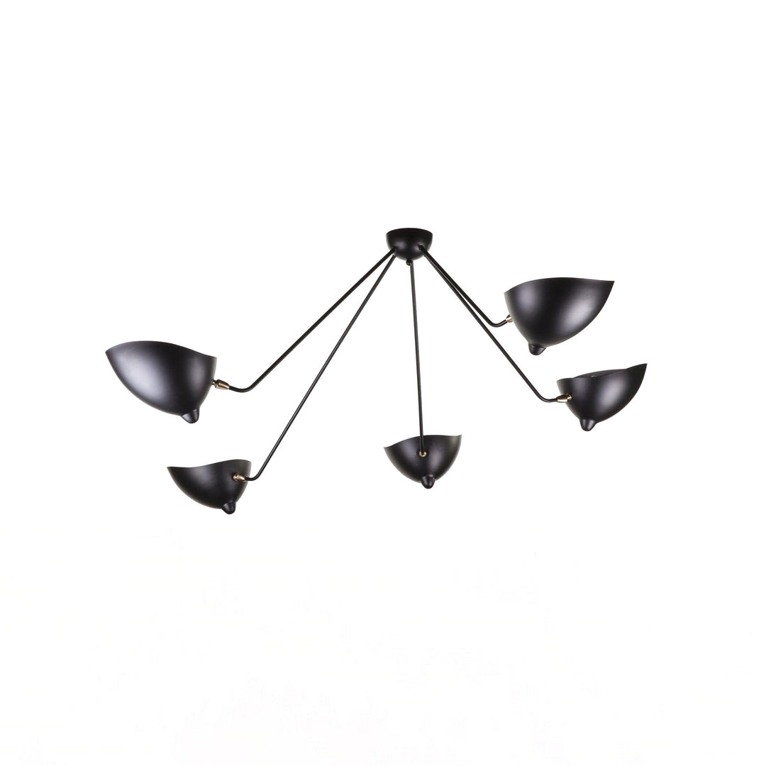 the mid-century spider-arm Ceiling Lamp B - Vakkerlight
