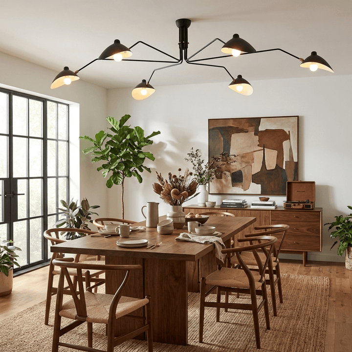 Multi-Arm Spider Ceiling Light A – detail 3