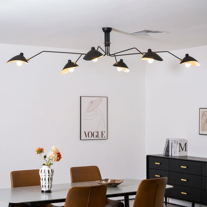 Multi-Arm Spider Ceiling Light A – detail 20