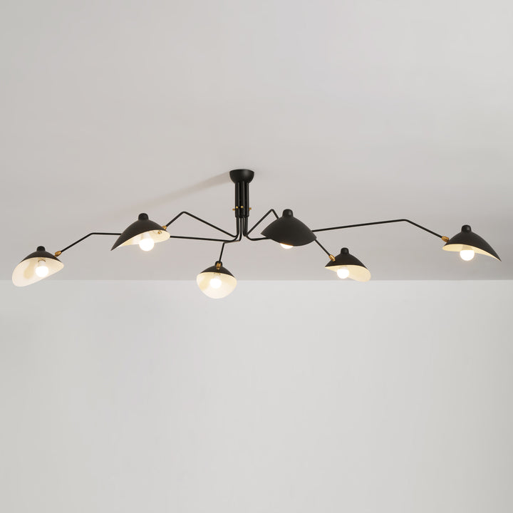 the mid-century spider-arm Ceiling Light A - Vakkerlight