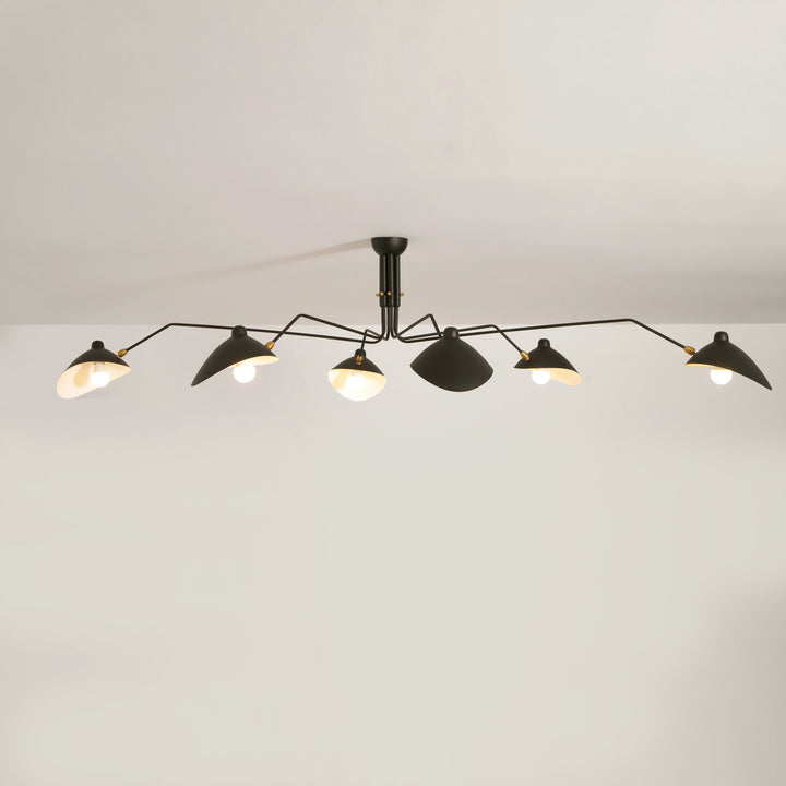 the mid-century spider-arm Ceiling Light A - Vakkerlight