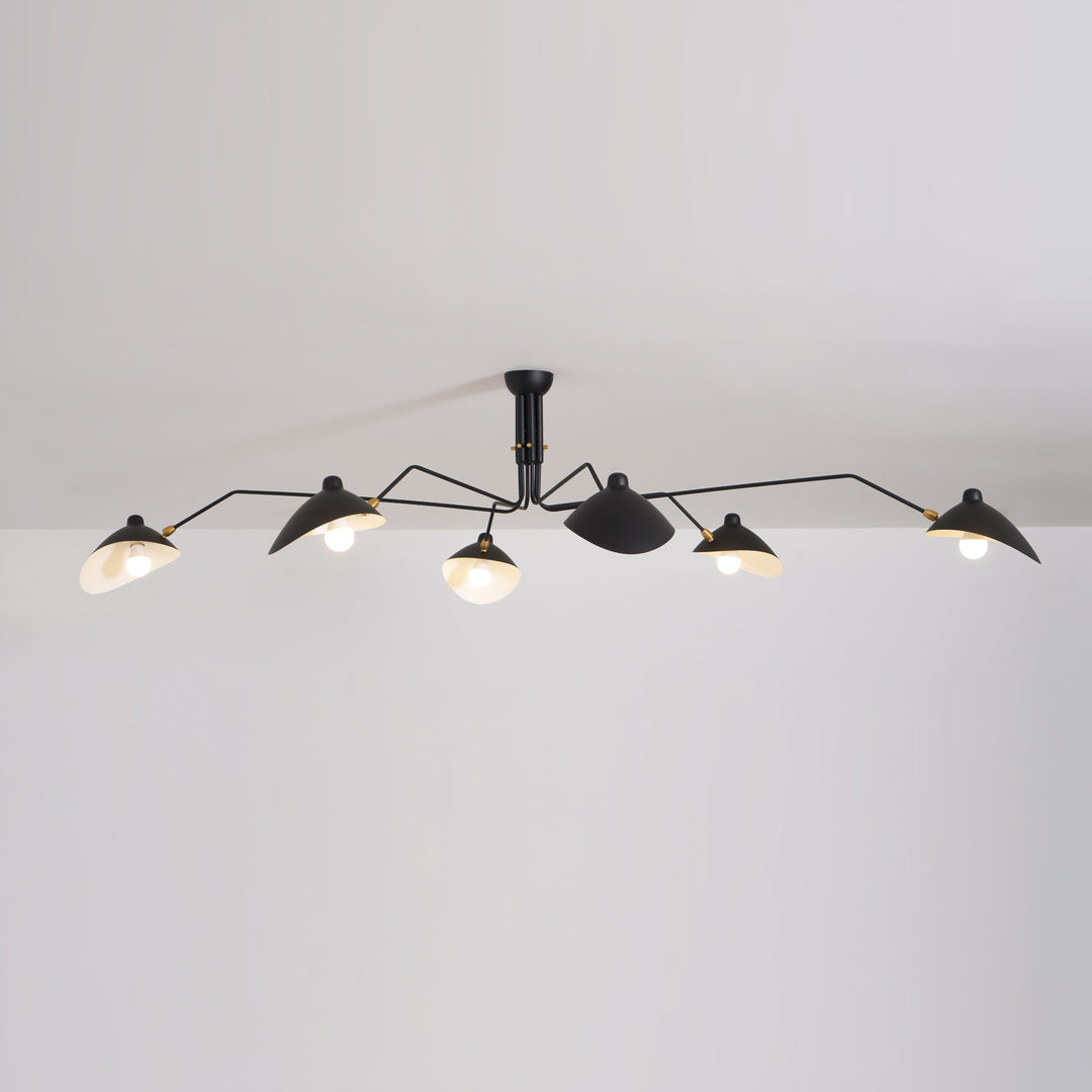 the mid-century spider-arm Ceiling Light A - Vakkerlight