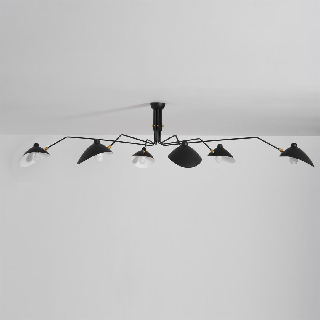 the mid-century spider-arm Ceiling Light A - Vakkerlight