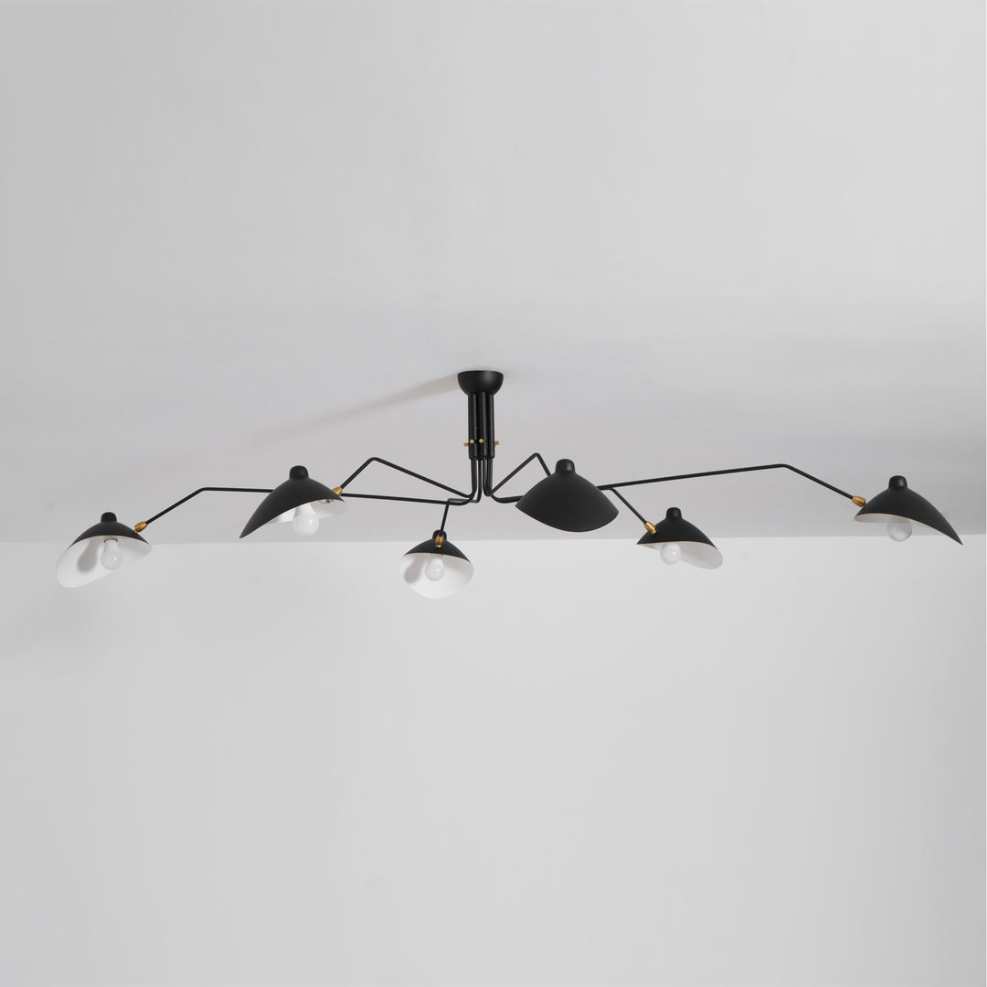 the mid-century spider-arm Ceiling Light A - Vakkerlight
