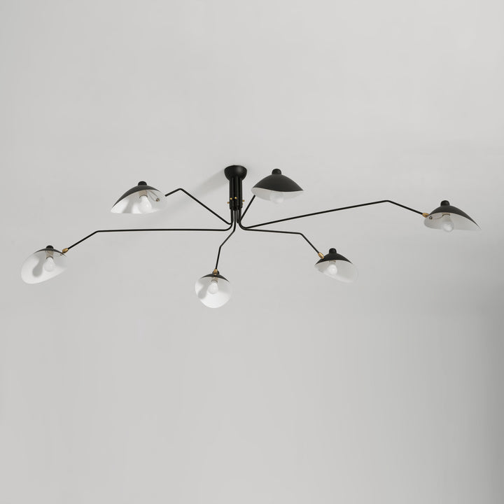 the mid-century spider-arm Ceiling Light A - Vakkerlight