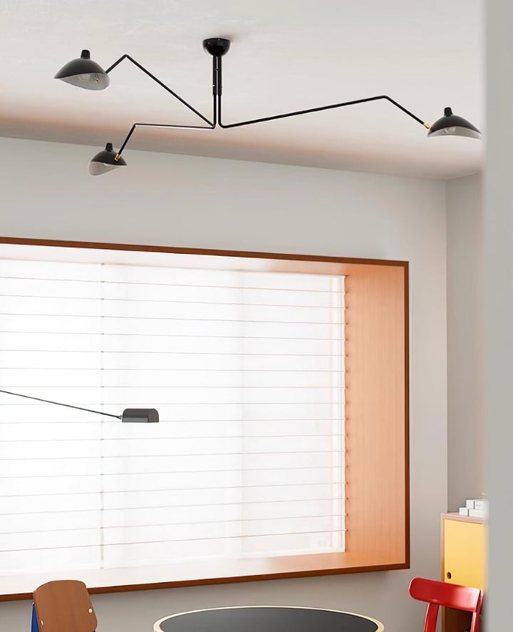 the mid-century spider-arm Ceiling Light A - Vakkerlight