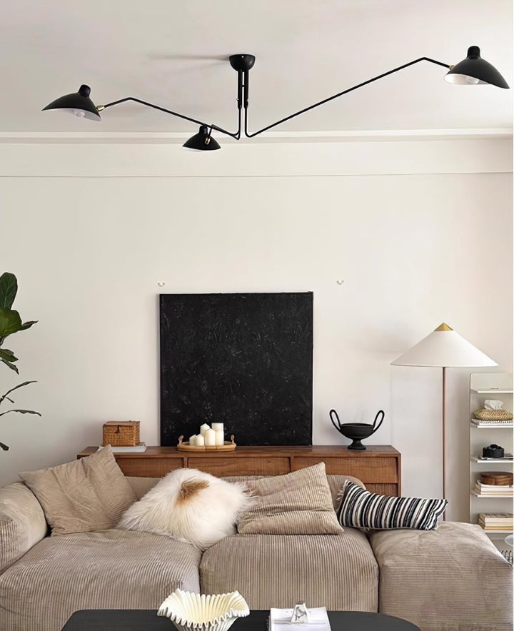 the mid-century spider-arm Ceiling Light A - Vakkerlight