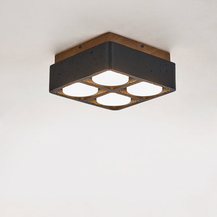 Multi Spot Square Ceiling Lamp - Vakkerlight