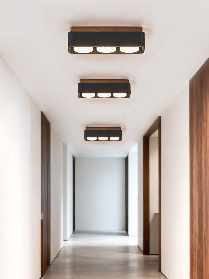 Multi Spot Square Ceiling Lamp - Vakkerlight