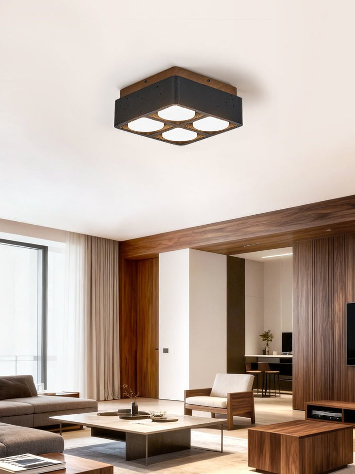 Multi Spot Square Ceiling Lamp - Vakkerlight
