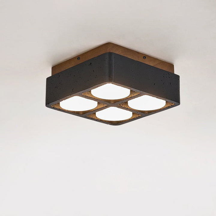 Multi Spot Square Ceiling Lamp - Vakkerlight