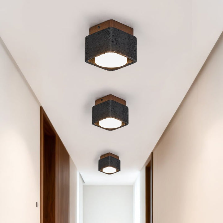 Multi Spot Square Ceiling Lamp - Vakkerlight