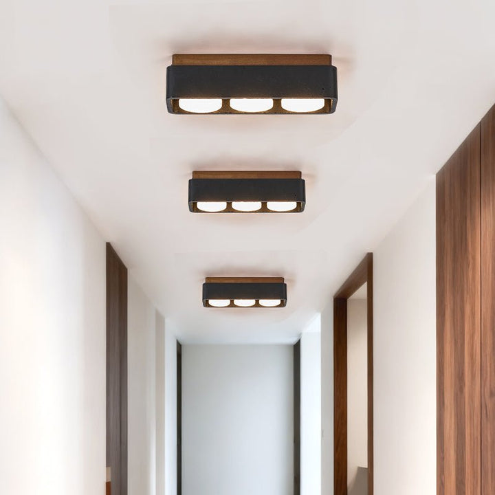 Multi Spot Square Ceiling Lamp - Vakkerlight