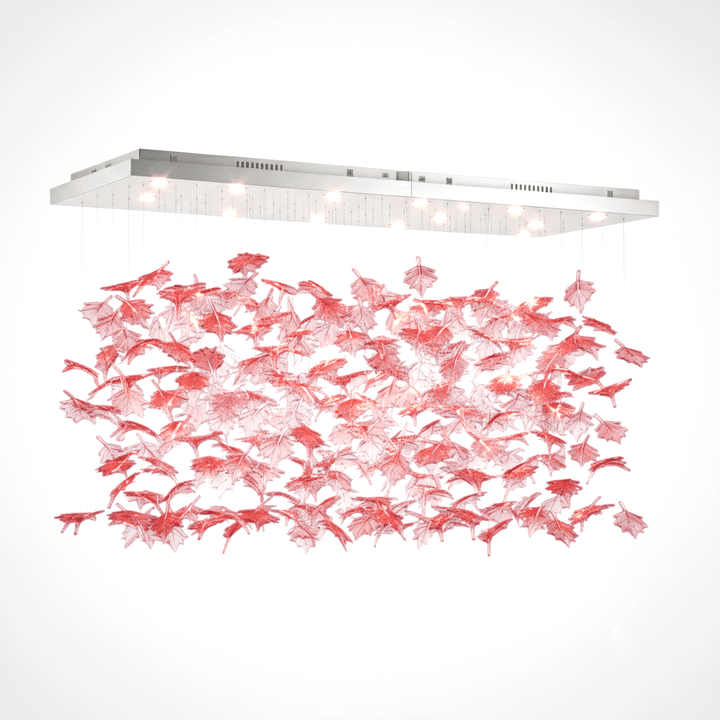 Multicolor Crystal Maple Leaf Chandelier - Vakkerlight