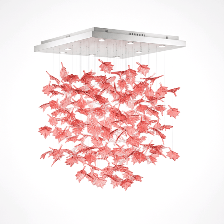 Multicolor Crystal Maple Leaf Chandelier - Vakkerlight