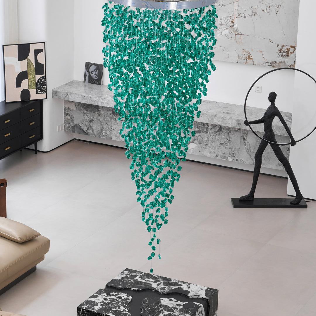 Multicolor Crystal Stone Chandelier - Vakkerlight