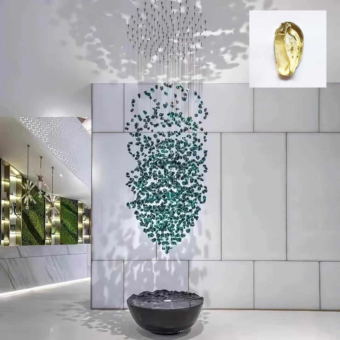 Multicolor Crystal Stone Chandelier - Vakkerlight