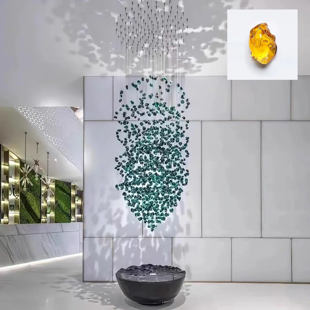 Multicolor Crystal Stone Chandelier - Vakkerlight