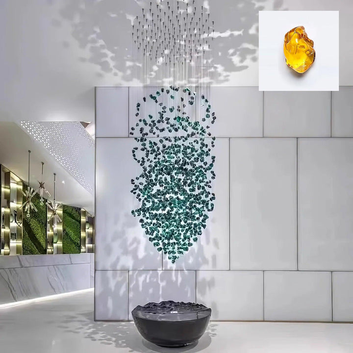 Multicolor Crystal Stone Chandelier - Vakkerlight