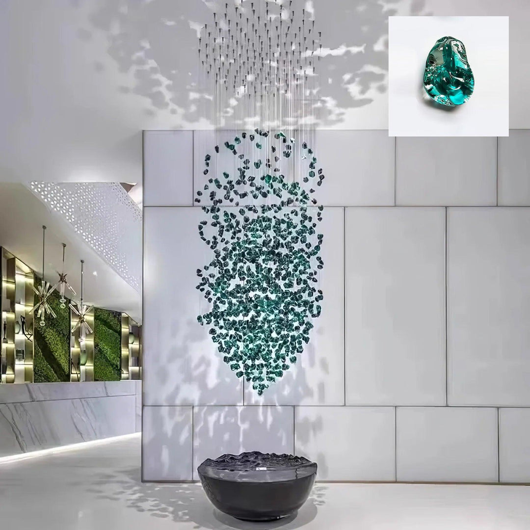 Multicolor Crystal Stone Chandelier - Vakkerlight