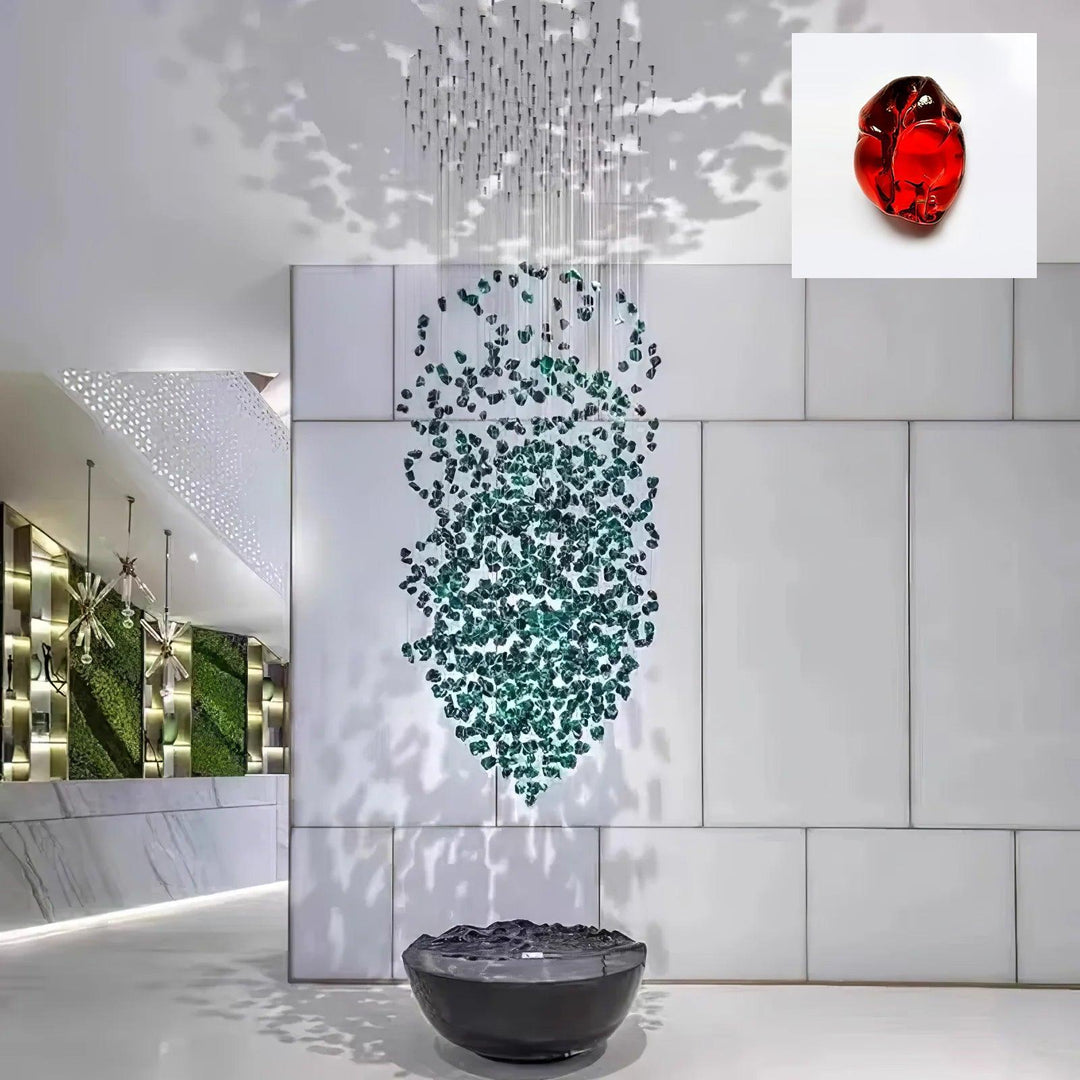 Multicolor Crystal Stone Chandelier - Vakkerlight