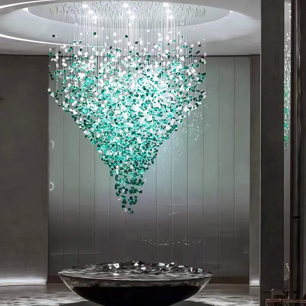 Multicolor Crystal Stone Chandelier - Vakkerlight