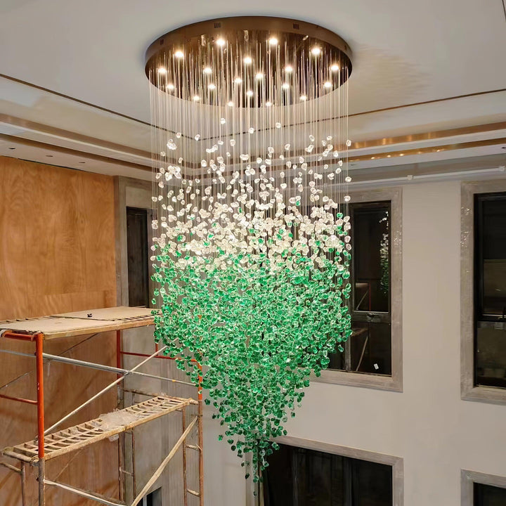 Multicolor Crystal Stone Chandelier - Vakkerlight