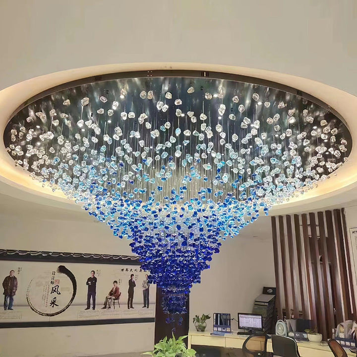 Multicolor Crystal Stone Chandelier - Vakkerlight